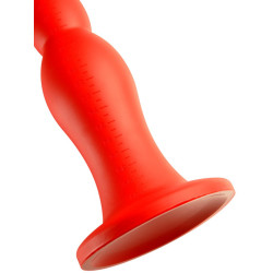 Stretch Worm Gode long Stretch Worm N°6 - 60 x 6cm Rouge